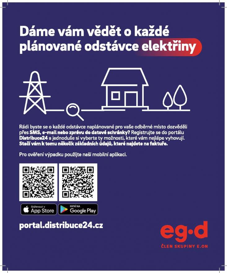 EG.D OZNÁMENÍ